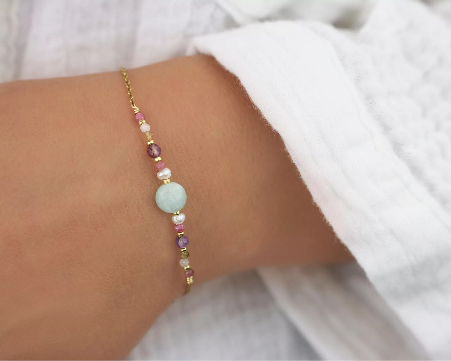 Bracelet multi-pierres